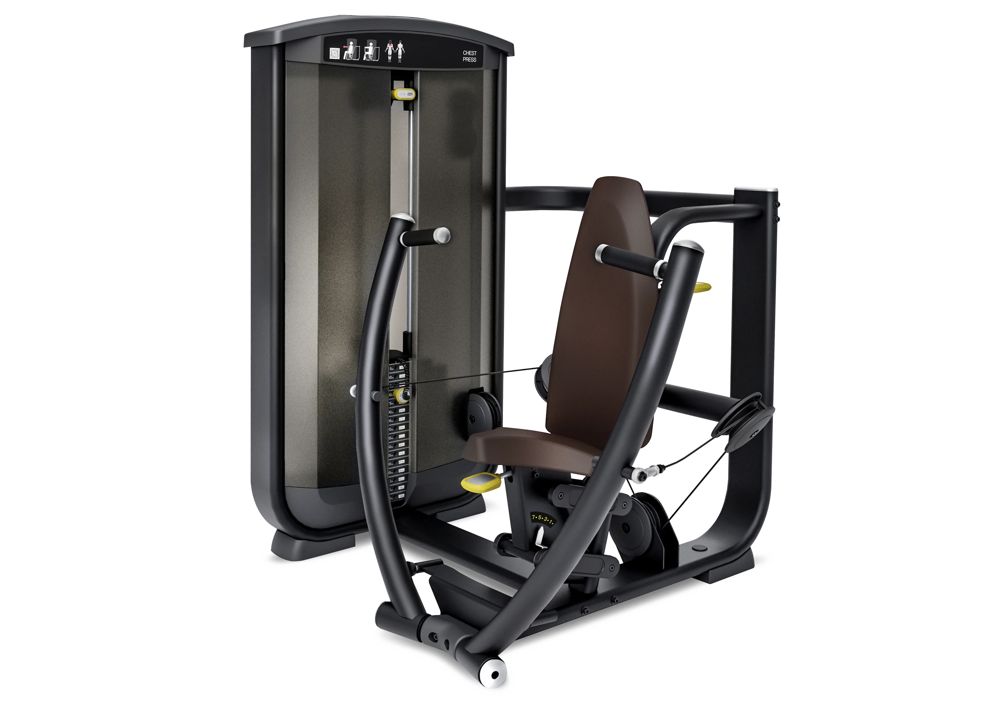 Brug Intenza Ease Line Chest Press (vægtstak: 102 kg) til en forbedret oplevelse